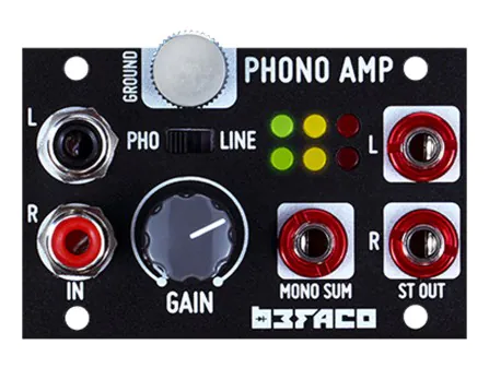 Phono Amp 1U Turntable Input Module Phono Amp 1U Turntable Input Module