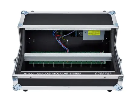 A smaller and more economic version of Doepfer's A-100PMB monster case, the A-100PBsw brings the same great functionality in half the weight and width.