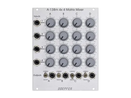 A-138m 4x4 Matrix Mixer