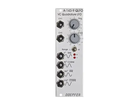 A-143-9 Voltage Controlled Quadrature Thru-Zero LFO / VCO