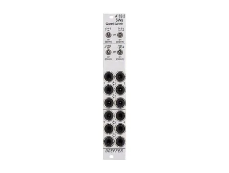 Doepfer A-182-2 Quad Switch - Slim Line