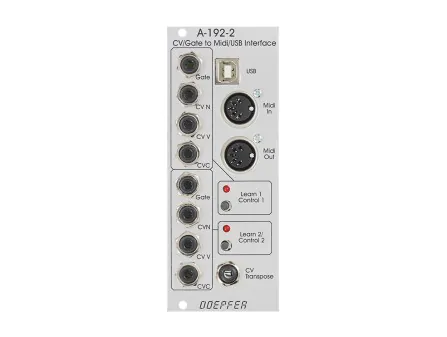 A-192-2 Dual CV / Gate to Midi / USB Interface