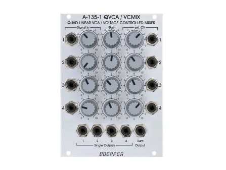 A-135-1 Voltage Controlled Mixer / Quad VCA