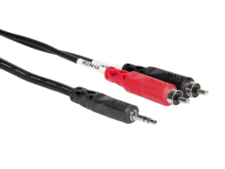 CMR-200 3.5mm Stereo TRS to Dual RCA Cable CMR-200 3.5mm Stereo TRS to Dual RCA Cable