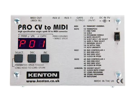 Pro CV to MIDI Converter
