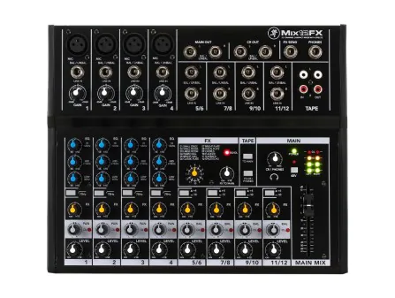 Mix12FX 12-Channel Mixer + Effects