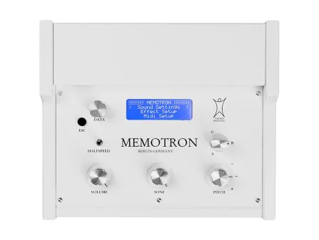The Memotron Desktop is a compact version of the larger Memotron.
