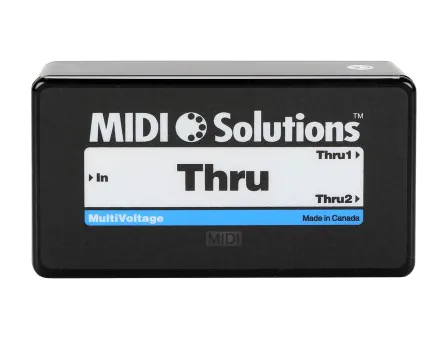 Thru 2 Output MIDI Thru Box Thru 2 Output MIDI Thru Box