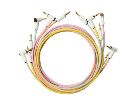 myVolts Candycords 3.5mm Audio Cable 6-Pack 70CM