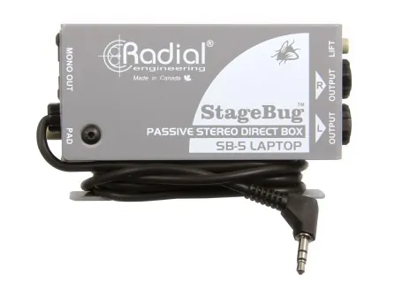 StageBug SB-5 Passive Laptop DI Direct Box