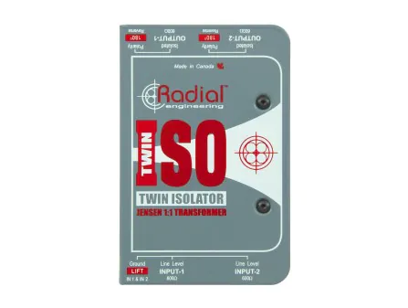 Twin Iso Passive Line-Level Isolator
