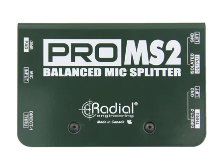 ProMS2 Passive Microphone Splitter