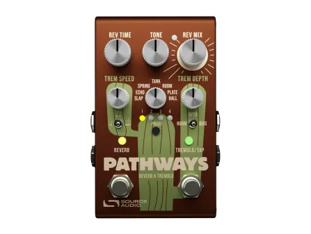 Source Audio Pathways Reverb + Tremolo Pedal
