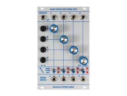 Tiptop Audio Buchla 292t Quad Lopass Gate
