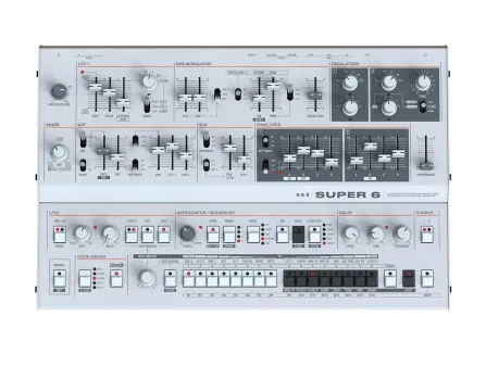 UDO Super 6 Desktop Synthesizer (White)