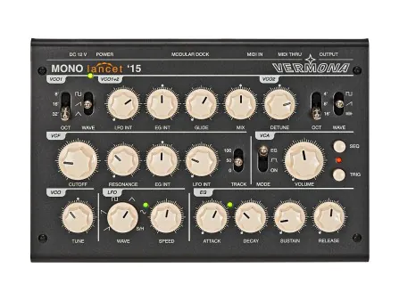 Mono Lancet Analog Synthesizer Desktop Module