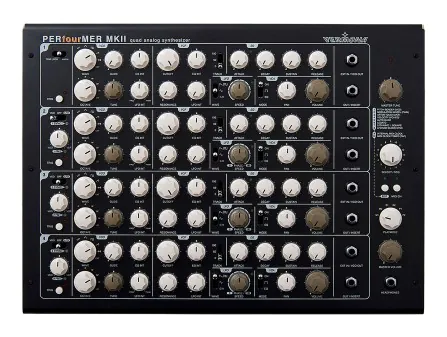 PerFourMer MKII Quad Analog Synthesizer Desktop Module