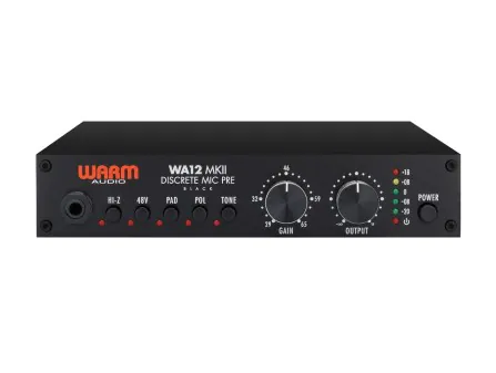 Warm Audio WA12 MKII Discrete Mic Pre (Black)