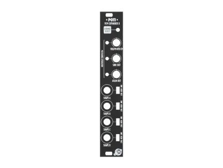 XAOC Devices Poti II Replacement Panel (Black)