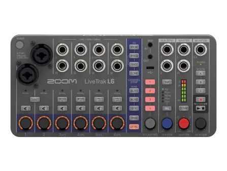 Zoom LiveTrak L6 Portable Mixer + Recorder