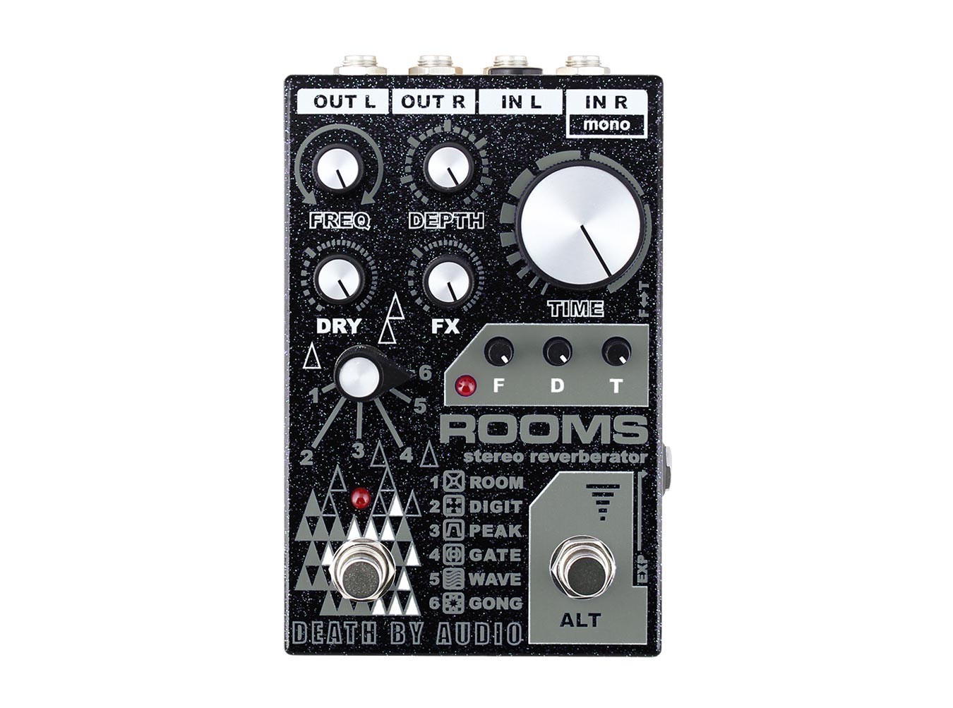 Rooms Stereo Reverb Pedal