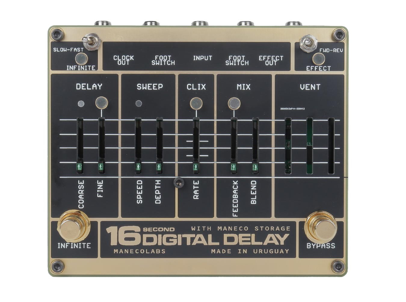 Sixteen Seconds Delay Reissue Looping Delay Pedal
