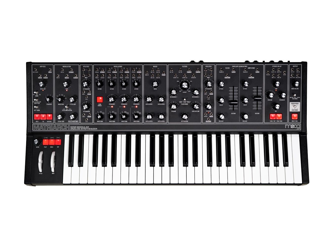 Matriarch Dark Semi-Modular Analog Keyboard Synthesizer