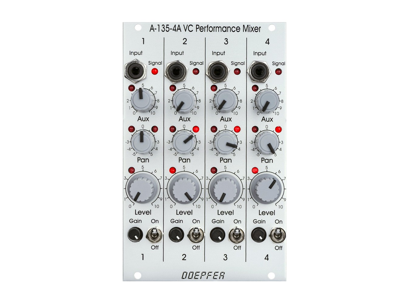 Doepfer A-135-4A/B VC Performance Mixer (A+B) - Perfect Circuit