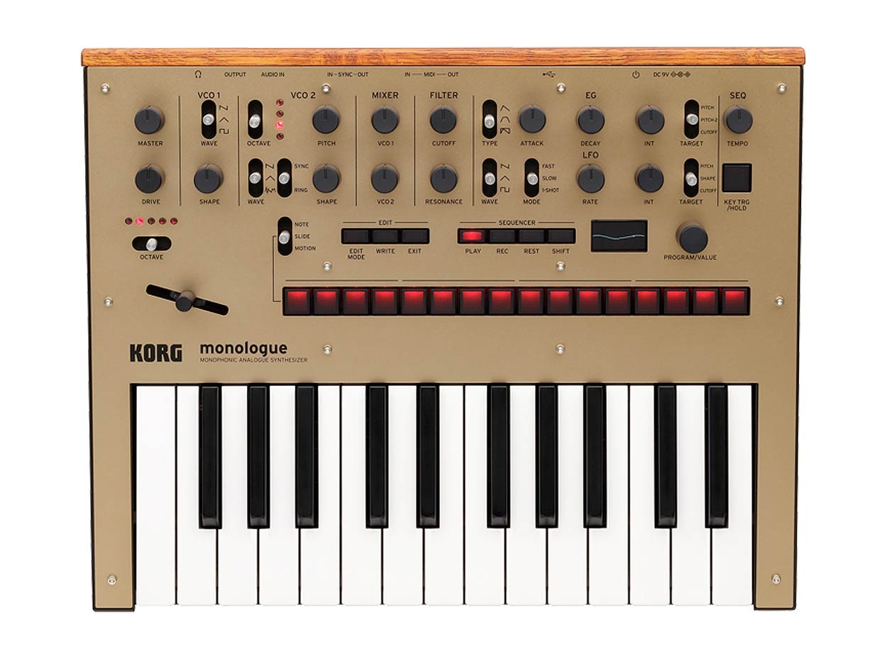 Korg Monologue Analog Monophonic Synthesizer Gold - Perfect Circuit