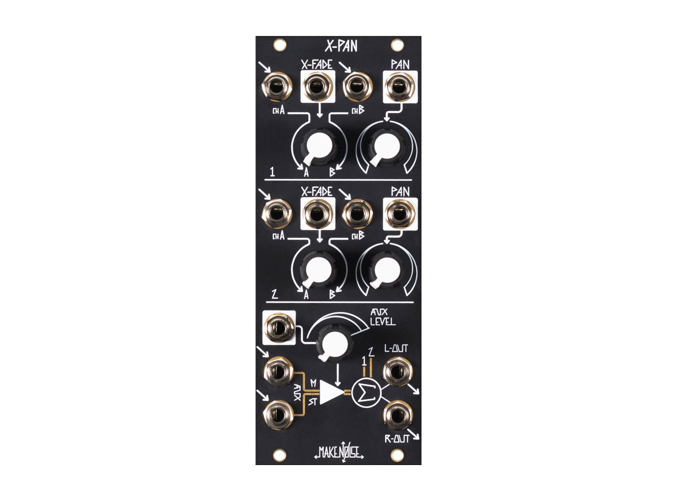 Make Noise X-Pan Voltage Controlled Mixer - Perfect Circuit