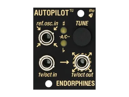 Endorphin.es Autopilot 1U VCO Tuner (Black)