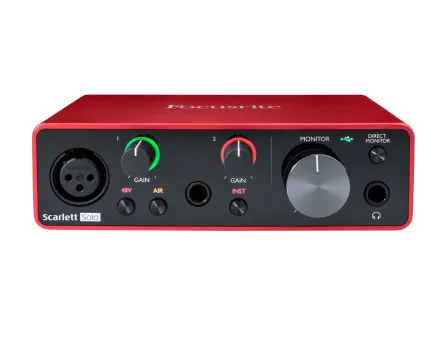 Focusrite Scarlett Solo Gen 3 USB Audio Interface