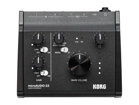 Korg microAUDIO 22 USB Audio Interface