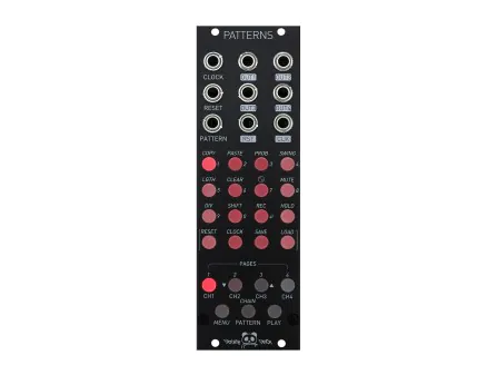 Patching Panda Patterns 4-Track Sequencer
