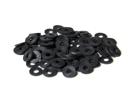 Ø3 Black Plastic Washers (100 Pack)