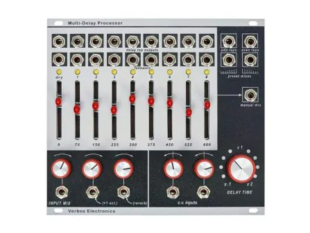 Verbos Electronics Multi-Delay Processor Eurorack Module