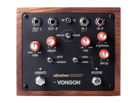 Vongon Polyphrase Stereo Echo Effect Pedal