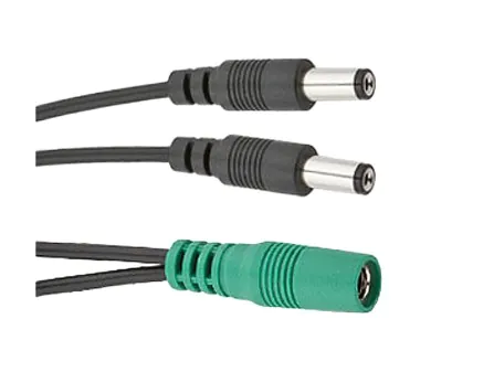 PPAP Current Doubler Adapter Dual 2.1mm Barrel to Female