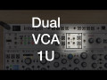 Intellijel Designs DUAL VCA 1U VCA - Perfect Circuit