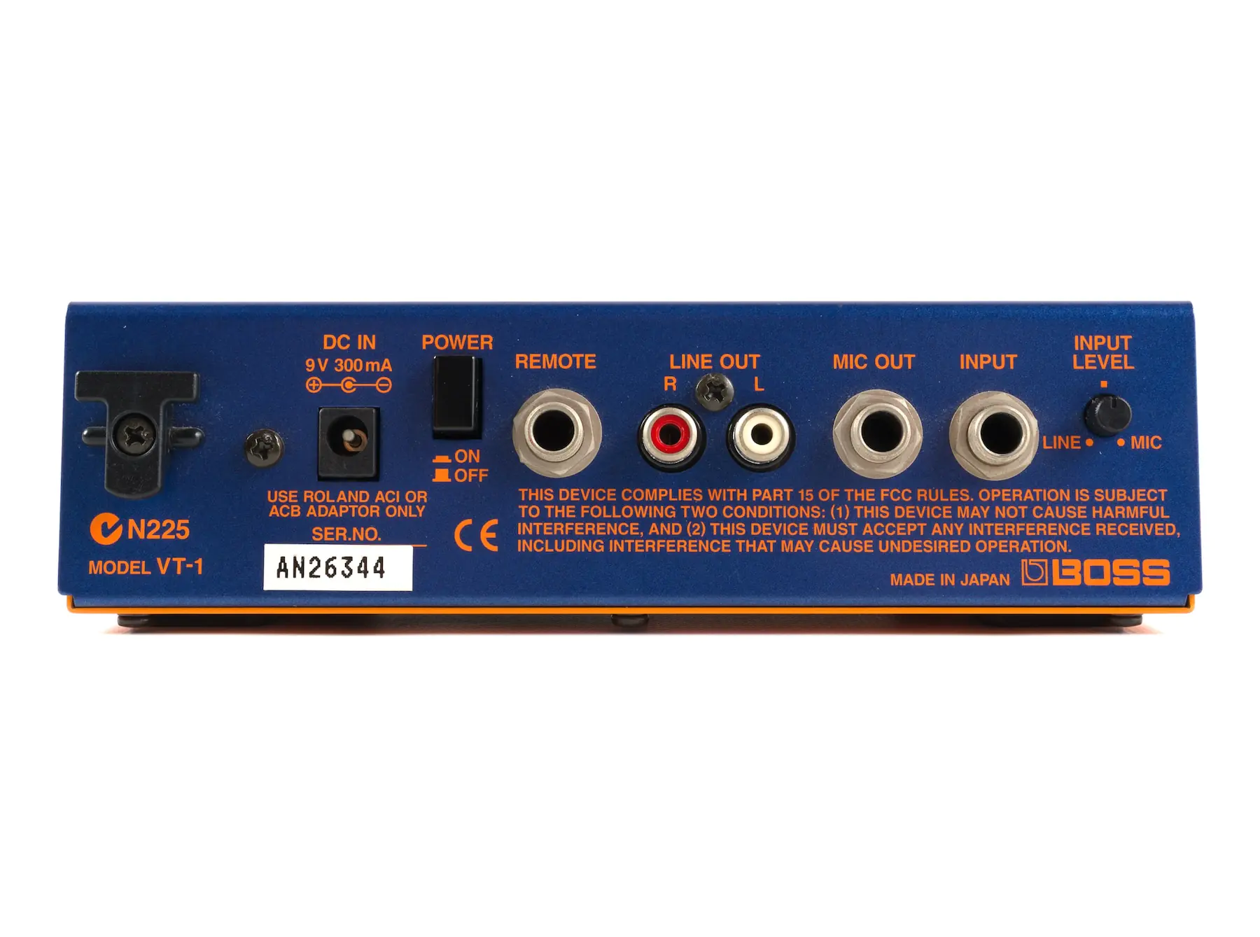 BOSS ボーズ　VT-1 ボイストランスフォーマー BOSS VT-1 Voice Transformer | Vintage Synth Explorer