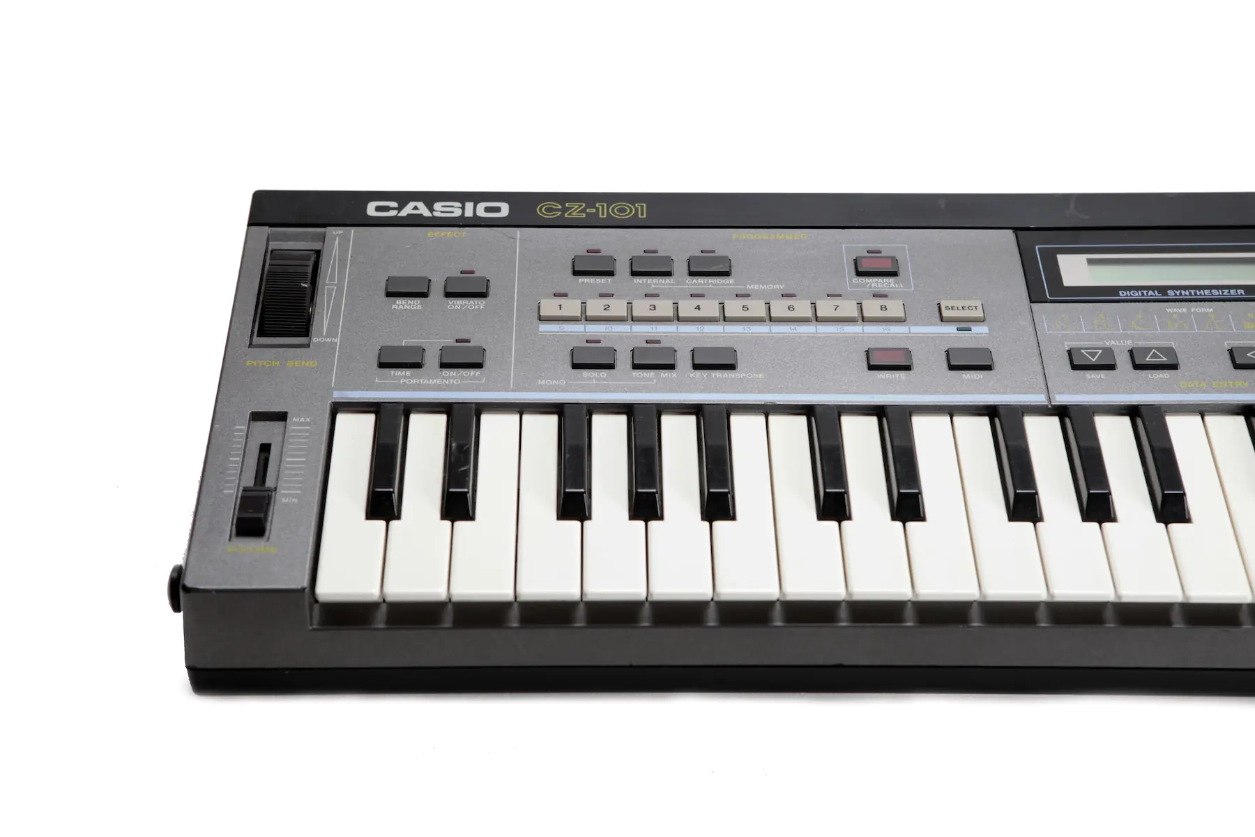 CASIO CZ-101 デジタルシンセサイザー Casio CZ-101 Phase Distortion Synthesizer Vintage w/ Data Book