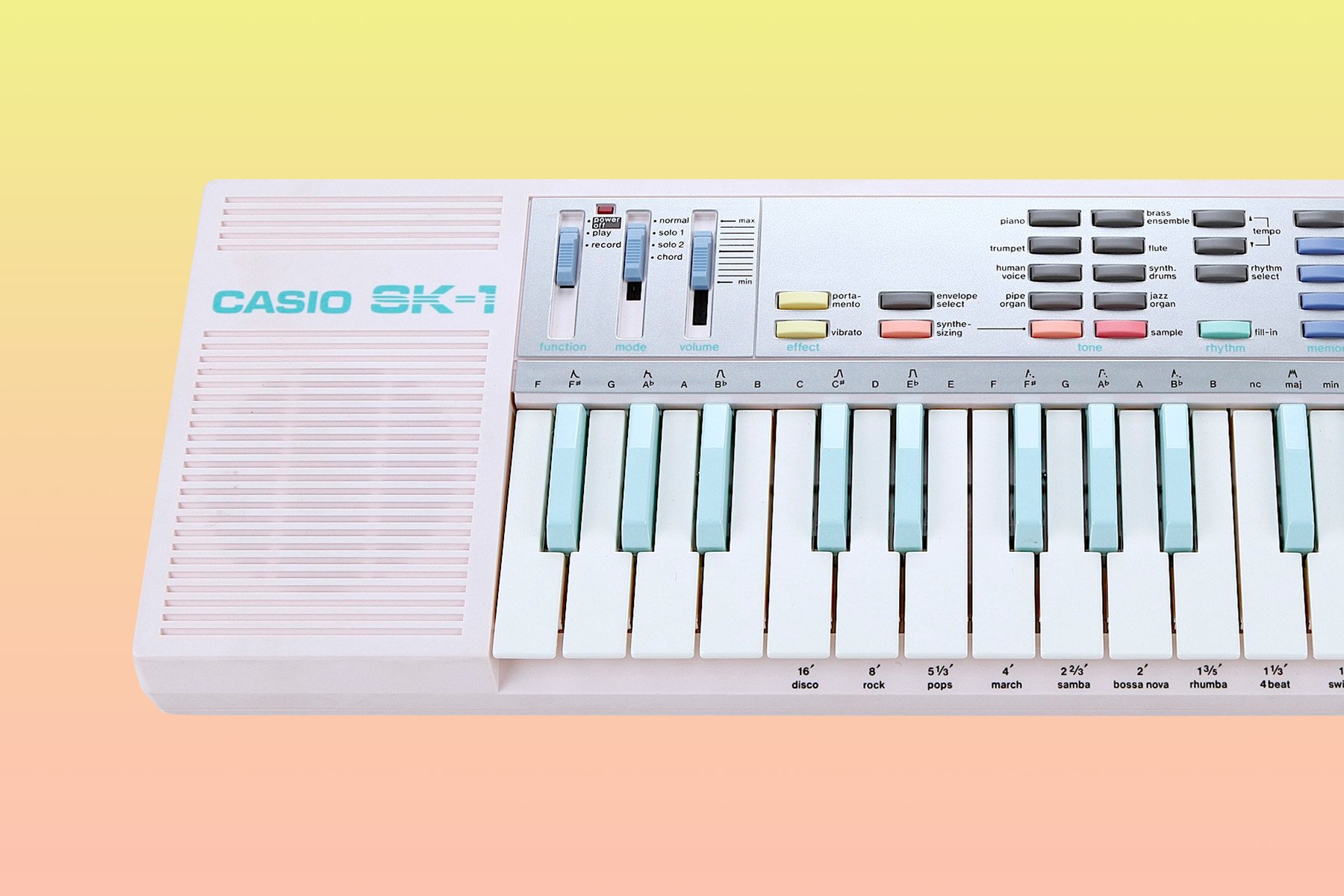 Legacy of the Casio SK-1 Sampling Keyboard