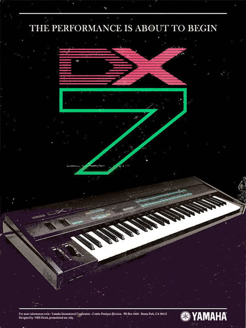 DX7 promotional flyer