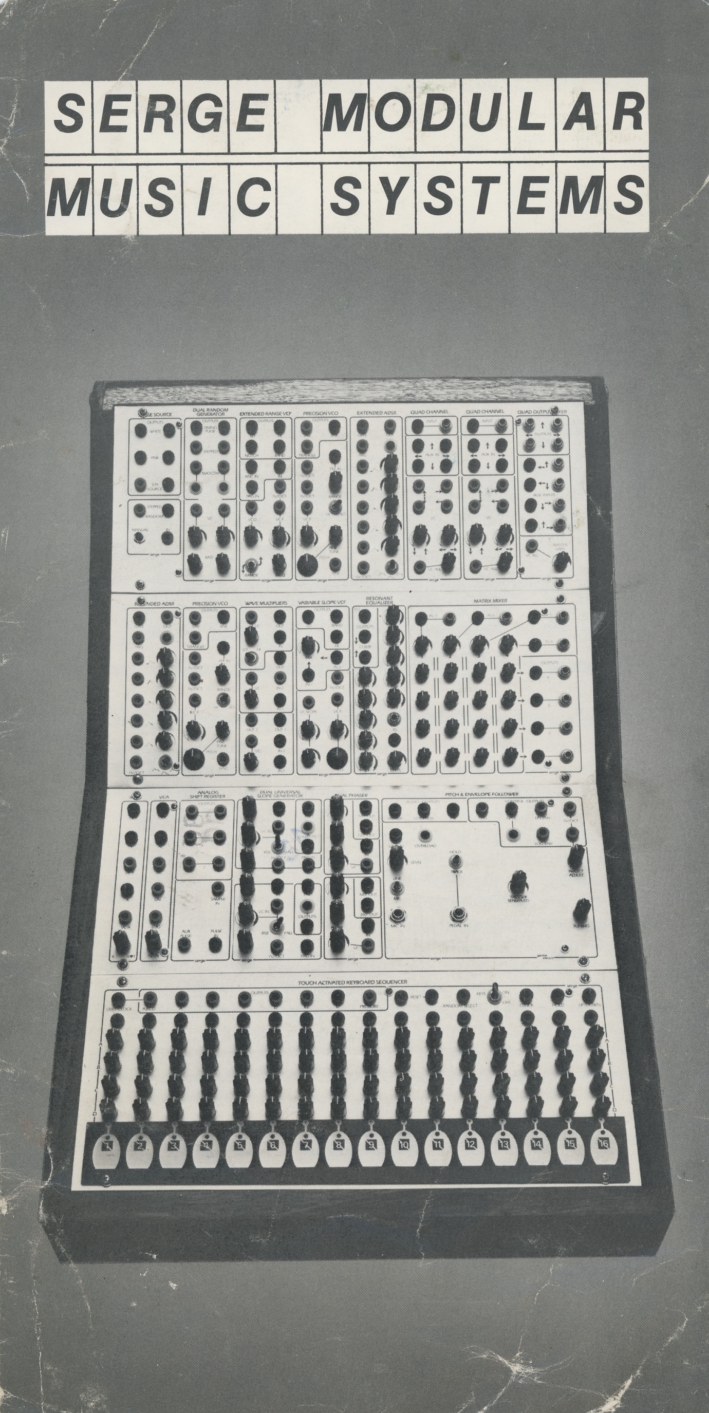 Serge Modular mail pamphlet from 1990