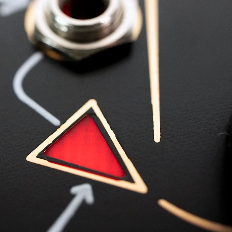 Detail of the FM Index level LED, via Make Noise's Instagram page