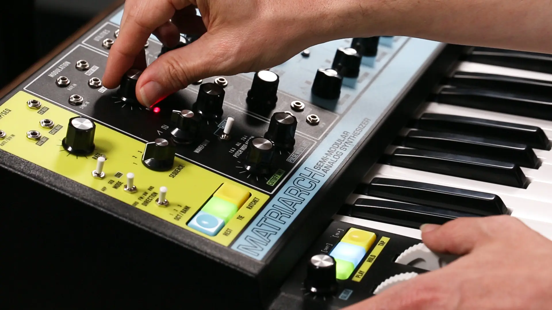 Tinkering with the Matriarch's modulation section.