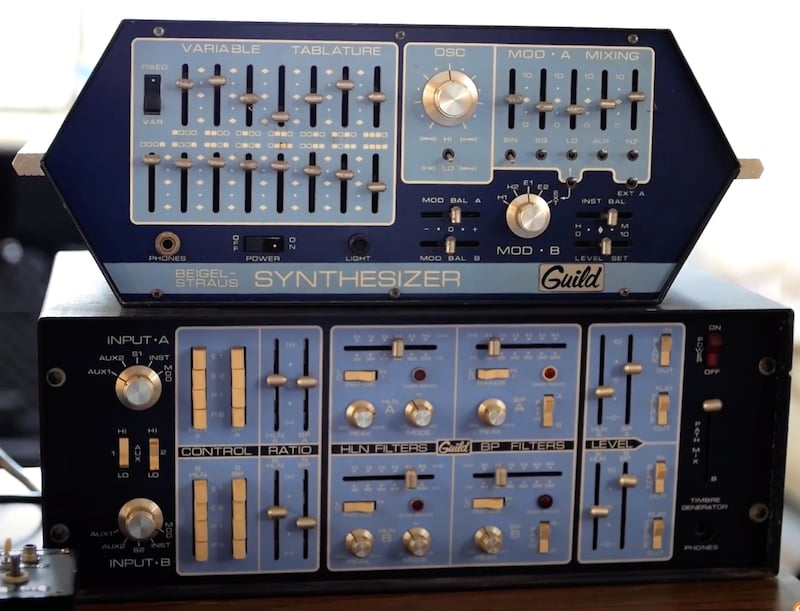 An early prototype of the Guild Beigel-Straus Synthesizer