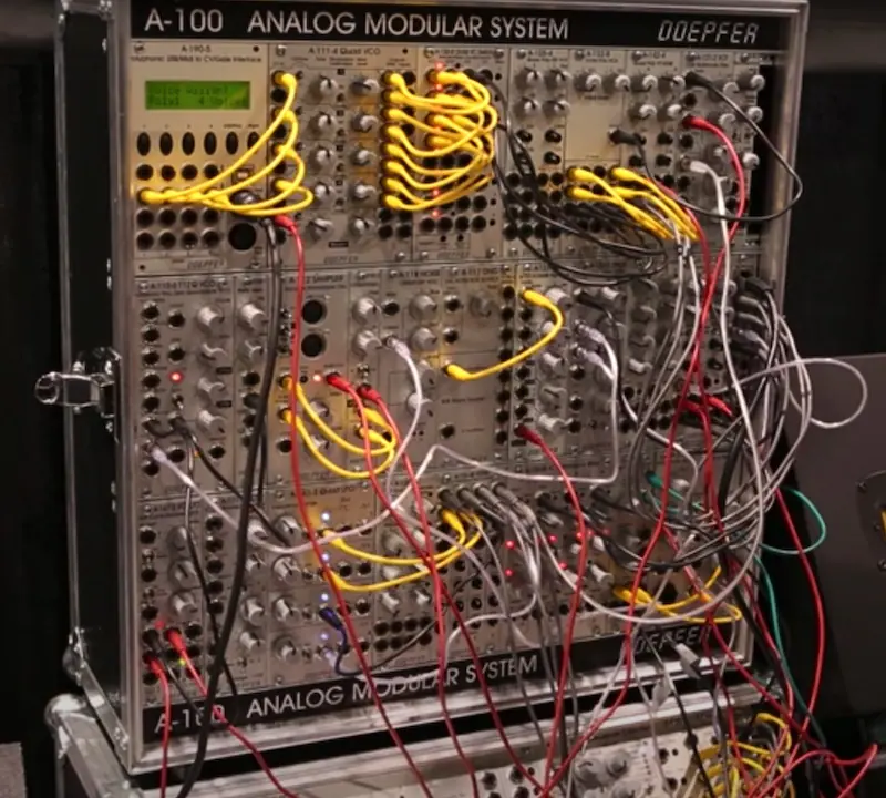 A polyphonic Doepfer system, from NAMM 2018