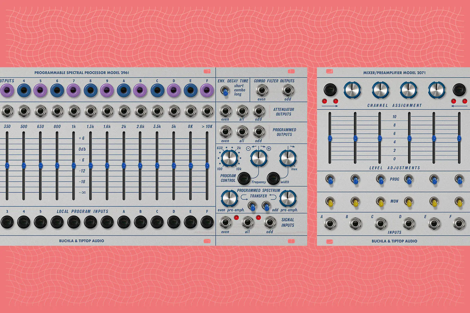 Tiptop Buchla 207t + 296t: Newest Members of the 200t Family