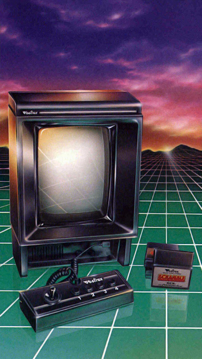 Image from a vintage Vectrex product brochure.